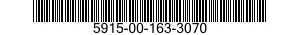 5915-00-163-3070 FILTER,BAND PASS 5915001633070 001633070