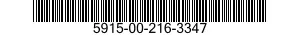 5915-00-216-3347 FILTER,LOW PASS 5915002163347 002163347