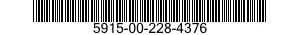5915-00-228-4376  5915002284376 002284376