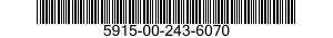 5915-00-243-6070  5915002436070 002436070