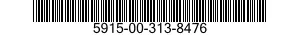 5915-00-313-8476 FILTER SUBASSY 5915003138476 003138476