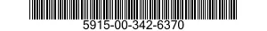 5915-00-342-6370  5915003426370 003426370