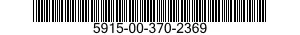 5915-00-370-2369 FILTER,BAND PASS 5915003702369 003702369