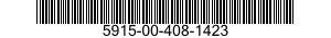 5915-00-408-1423 FILTER,BAND PASS 5915004081423 004081423