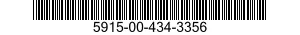 5915-00-434-3356 FILTER,BAND PASS 5915004343356 004343356