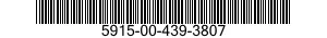 5915-00-439-3807 RECTIFIER NETWORK,UNITIZED 5915004393807 004393807