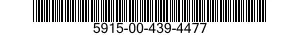 5915-00-439-4477 NETWORK,IMPEDANCE MATCHING 5915004394477 004394477