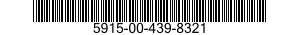 5915-00-439-8321 NETWORK,PULSE FORMING 5915004398321 004398321