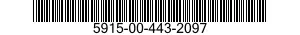 5915-00-443-2097 NETWORK,HYBRID CIRCUIT 5915004432097 004432097