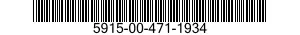 5915-00-471-1934 FILTER ASSEMBLY,ELECTRICAL 5915004711934 004711934