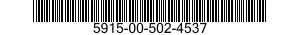 5915-00-502-4537 FILTER,LOW PASS 5915005024537 005024537