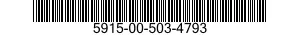 5915-00-503-4793  5915005034793 005034793