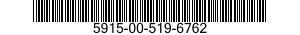 5915-00-519-6762 FILTER,RADIO FREQUENCY INTERFERE 5915005196762 005196762