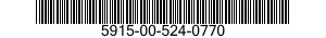 5915-00-524-0770  5915005240770 005240770