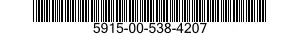 5915-00-538-4207  5915005384207 005384207