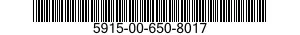 5915-00-650-8017 NETWORK,SUMMATION 5915006508017 006508017