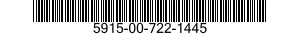 5915-00-722-1445 FILTER,BAND PASS 5915007221445 007221445