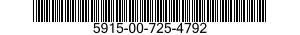 5915-00-725-4792  5915007254792 007254792