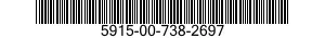 5915-00-738-2697 FILTER,BAND PASS 5915007382697 007382697