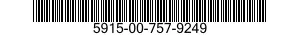 5915-00-757-9249 FILTER,LOW PASS 5915007579249 007579249