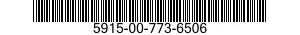5915-00-773-6506  5915007736506 007736506