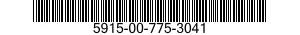 5915-00-775-3041  5915007753041 007753041