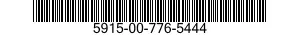 5915-00-776-5444  5915007765444 007765444
