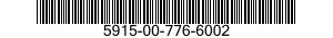 5915-00-776-6002  5915007766002 007766002