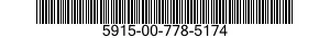 5915-00-778-5174  5915007785174 007785174