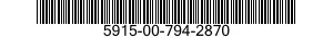 5915-00-794-2870 EQUALIZER 5915007942870 007942870