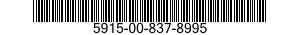 5915-00-837-8995 FILTER,RADIO FREQUENCY INTERFERENCE 5915008378995 008378995