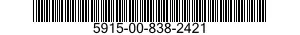 5915-00-838-2421 FILTER,BAND PASS 5915008382421 008382421