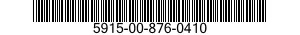 5915-00-876-0410 NETWORK,PHASE CHANGING 5915008760410 008760410