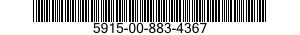 5915-00-883-4367  5915008834367 008834367
