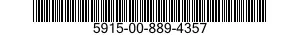 5915-00-889-4357 FILTER,BAND PASS 5915008894357 008894357