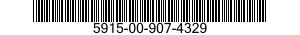 5915-00-907-4329 FILTER,BAND PASS 5915009074329 009074329