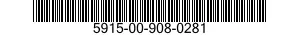 5915-00-908-0281  5915009080281 009080281
