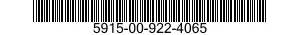 5915-00-922-4065 FILTER ASSEMBLY,ELECTRICAL 5915009224065 009224065
