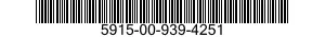 5915-00-939-4251 FILTER,BAND PASS 5915009394251 009394251