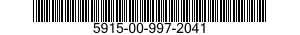 5915-00-997-2041  5915009972041 009972041