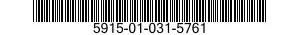 5915-01-031-5761 NETWORK,IMPEDANCE MATCHING 5915010315761 010315761