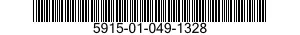 5915-01-049-1328 FILTER,RADIO FREQUENCY INTERFERENCE 5915010491328 010491328