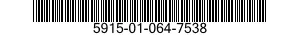 5915-01-064-7538 TRANSMITTERFILTER 5915010647538 010647538