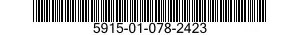 5915-01-078-2423 FILTER,RADIO FREQUENCY INTERFERENCE 5915010782423 010782423