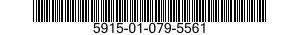 5915-01-079-5561 FILTER,RADIO FREQUENCY INTERFERENCE 5915010795561 010795561