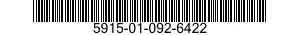 5915-01-092-6422 FILTER,RADIO FREQUENCY INTERFERENCE 5915010926422 010926422
