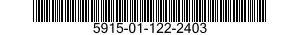 5915-01-122-2403 FILTER ASSEMBLY,ELECTRICAL 5915011222403 011222403