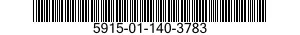 5915-01-140-3783 FILTER,RADIO FREQUENCY INTERFERENCE 5915011403783 011403783