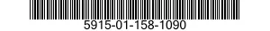 5915-01-158-1090 FILTER,RADIO FREQUENCY INTERFERENCE 5915011581090 011581090