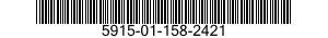 5915-01-158-2421 FILTER,RADIO FREQUENCY INTERFERE 5915011582421 011582421